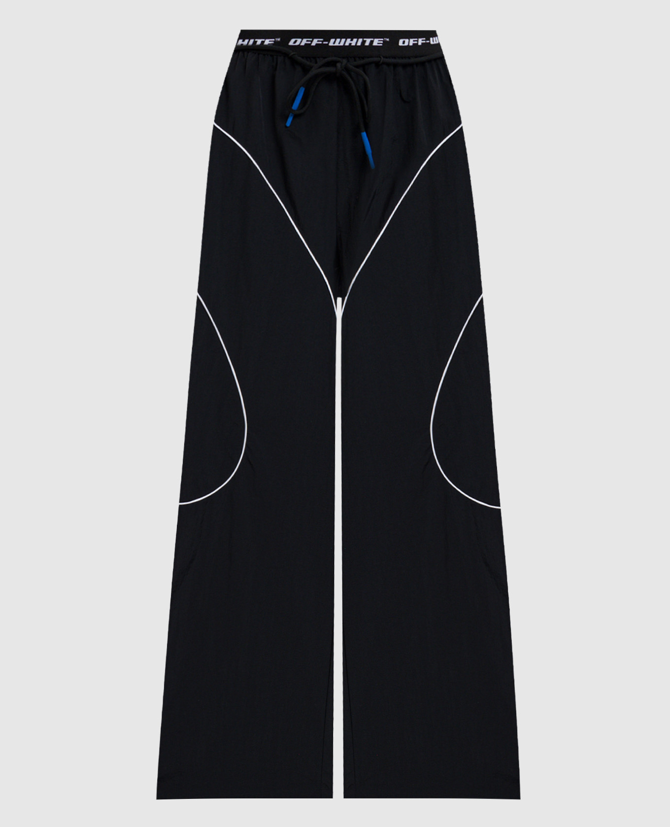 Pantaloni della tuta neri con logo a contrasto