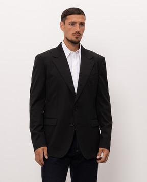 Dolce&Gabbana Black jacket with wool G2XE0TFUZFG