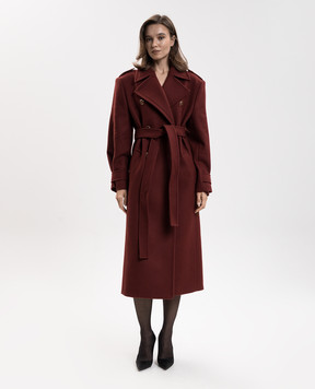Dolce&Gabbana Terracotta double-breasted wool coat F0Y38THU2B1