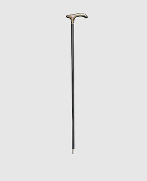 Pasotti Black cane with buffalo horn PFBALEN59
