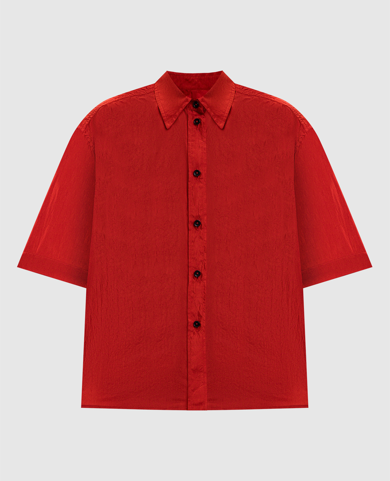 

Red shirt with silk Jil Sander
