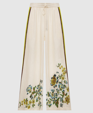 Phyllis ivory linen pants