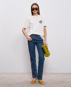 Etro White T-shirt WRMA0005AR477