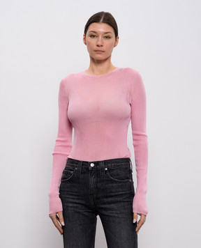 Khaite Pink silk top 18087325