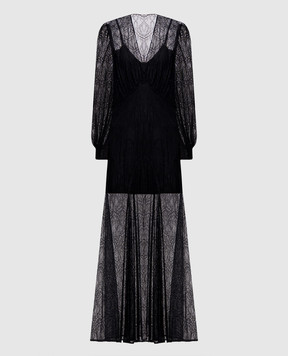 Twinset Black lace maxi dress 262TP274A