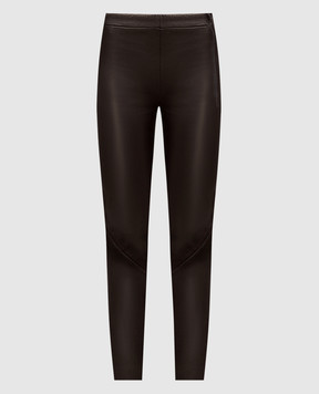 ARMA Roche brown leather leggings 001L26600202