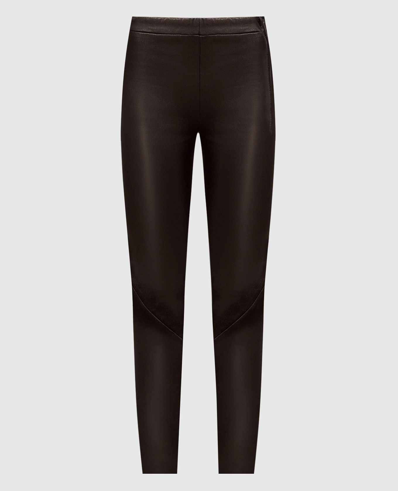Roche brown leather leggings ARMA
