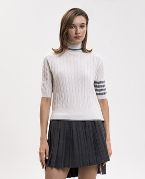 Thom Browne Ivory cashmere top FKA532AY2022