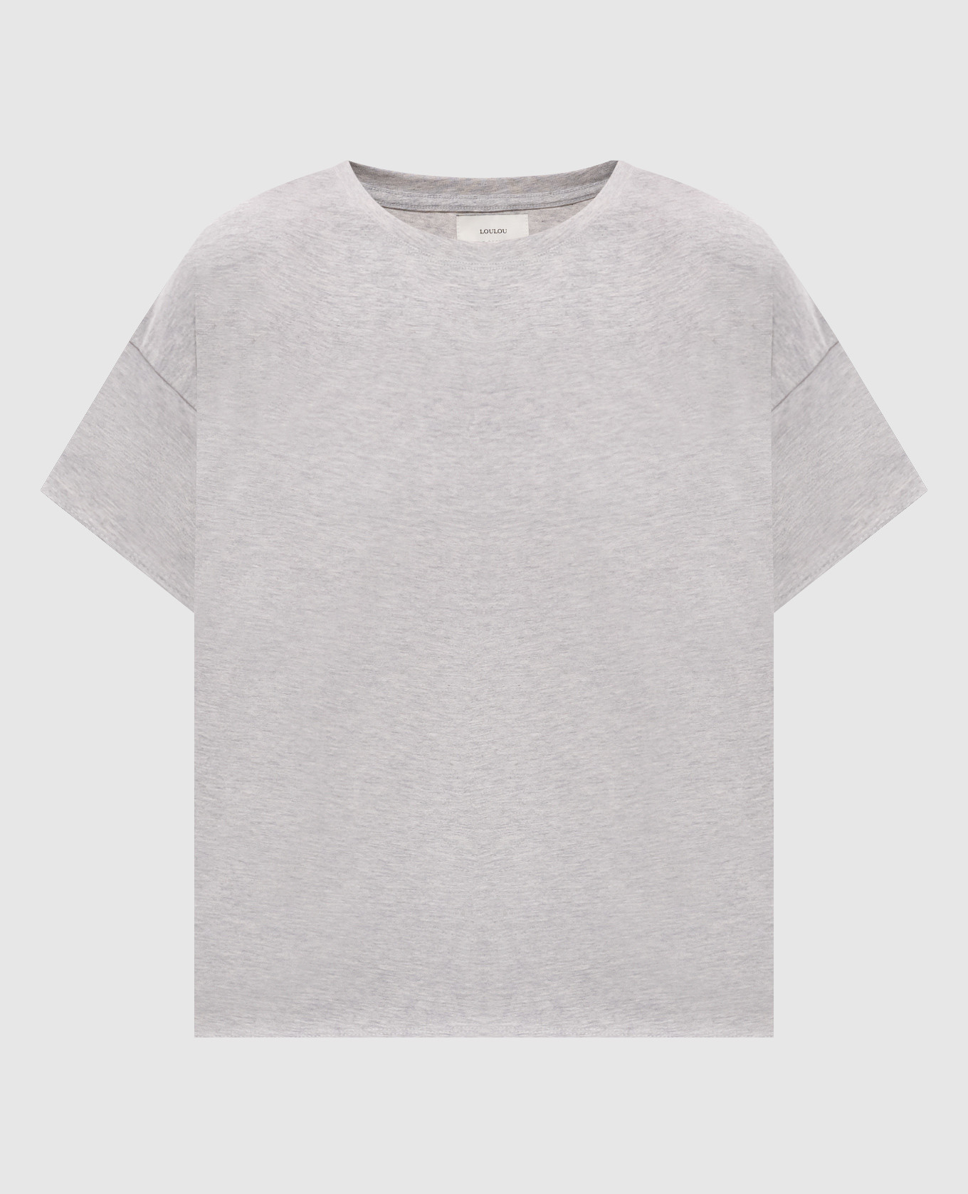 Gray melange T-shirt BASILUZZO