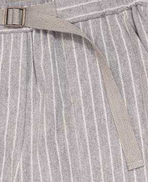 Brunello Cucinelli Children's gray striped pants BB192P269C