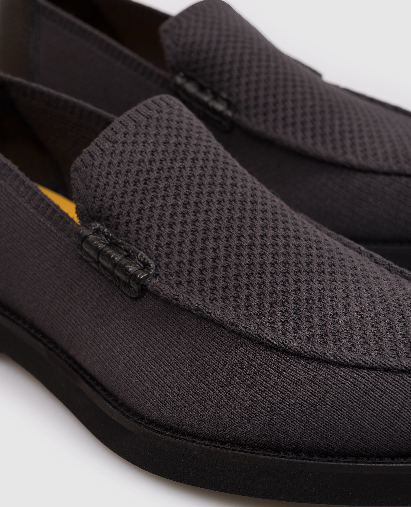 Gray combination loafers Doucal's 5