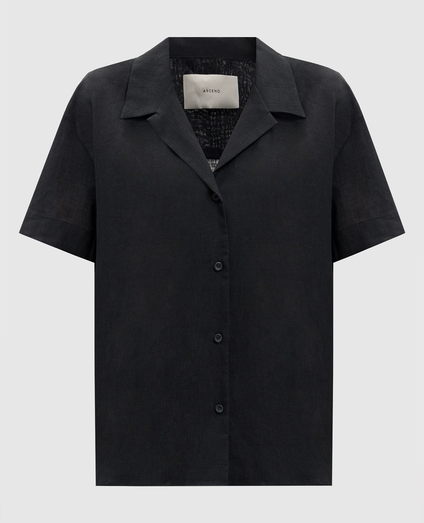 Black Prague linen shirt