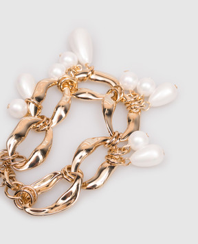 Twinset Golden bracelet with beads 262TA4710