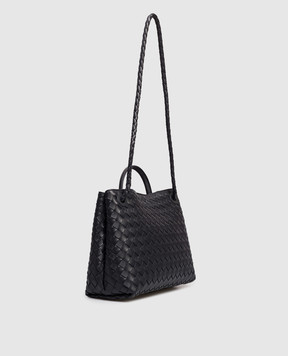Bottega Veneta Andiamo blue leather bag 766016VCPP1