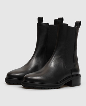 Aeyde Black leather Jack Chelsea boots ABLUCD45CH222800001
