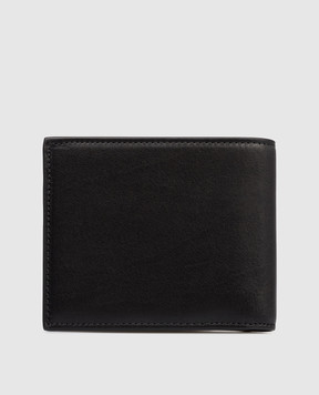 Dolce&Gabbana Black leather wallet with monogram logo BP3102AU994