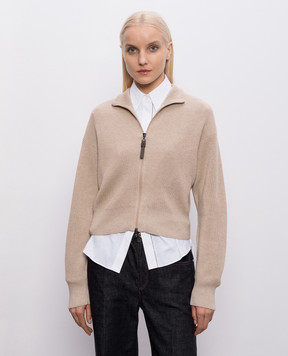 Brunello Cucinelli Beige cotton cardigan M19194706P