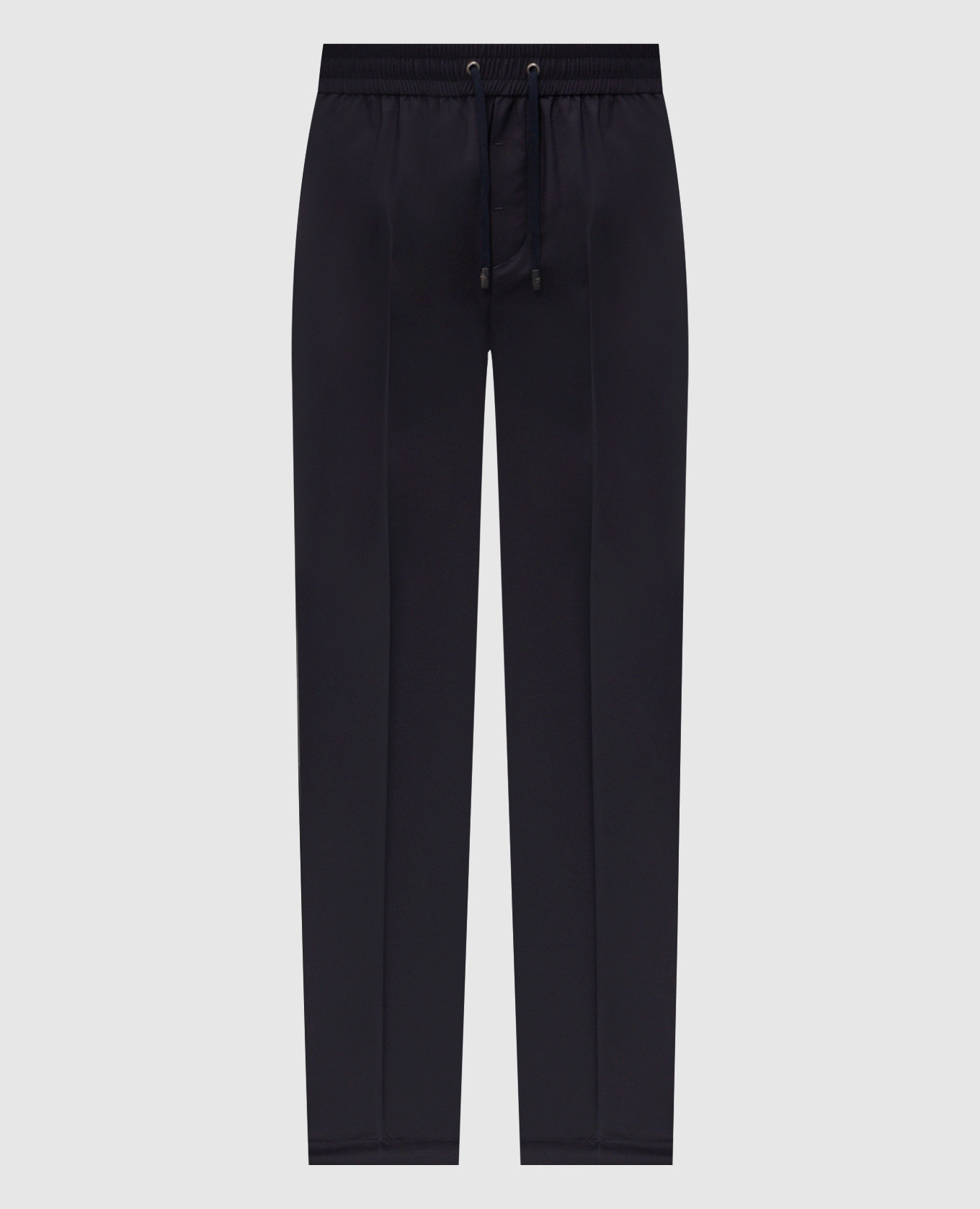 Blue pants with wool