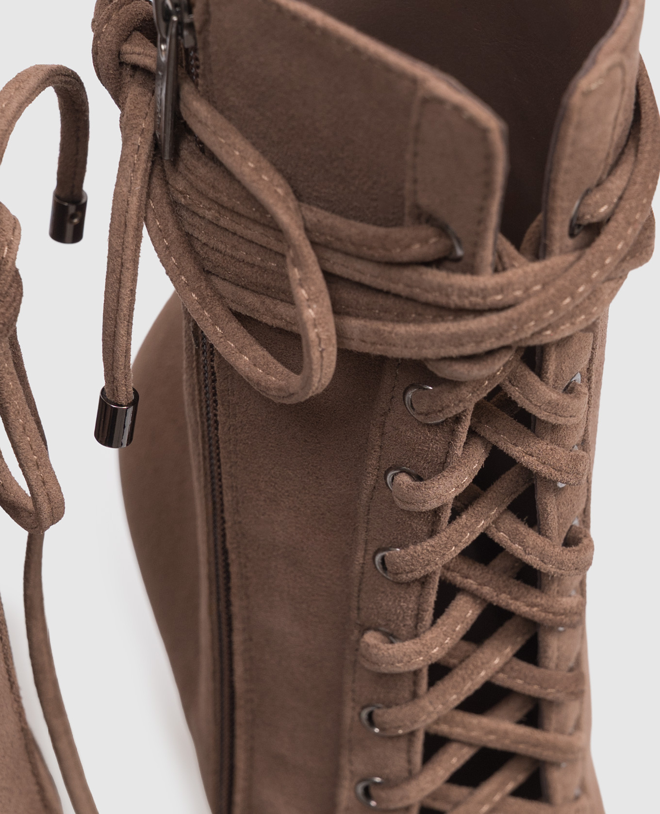 Brown suede ankle boots COLETTE Le Silla 5