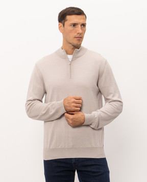 Cashmere&Whiskey Beige wool, silk and cashmere jumper 477