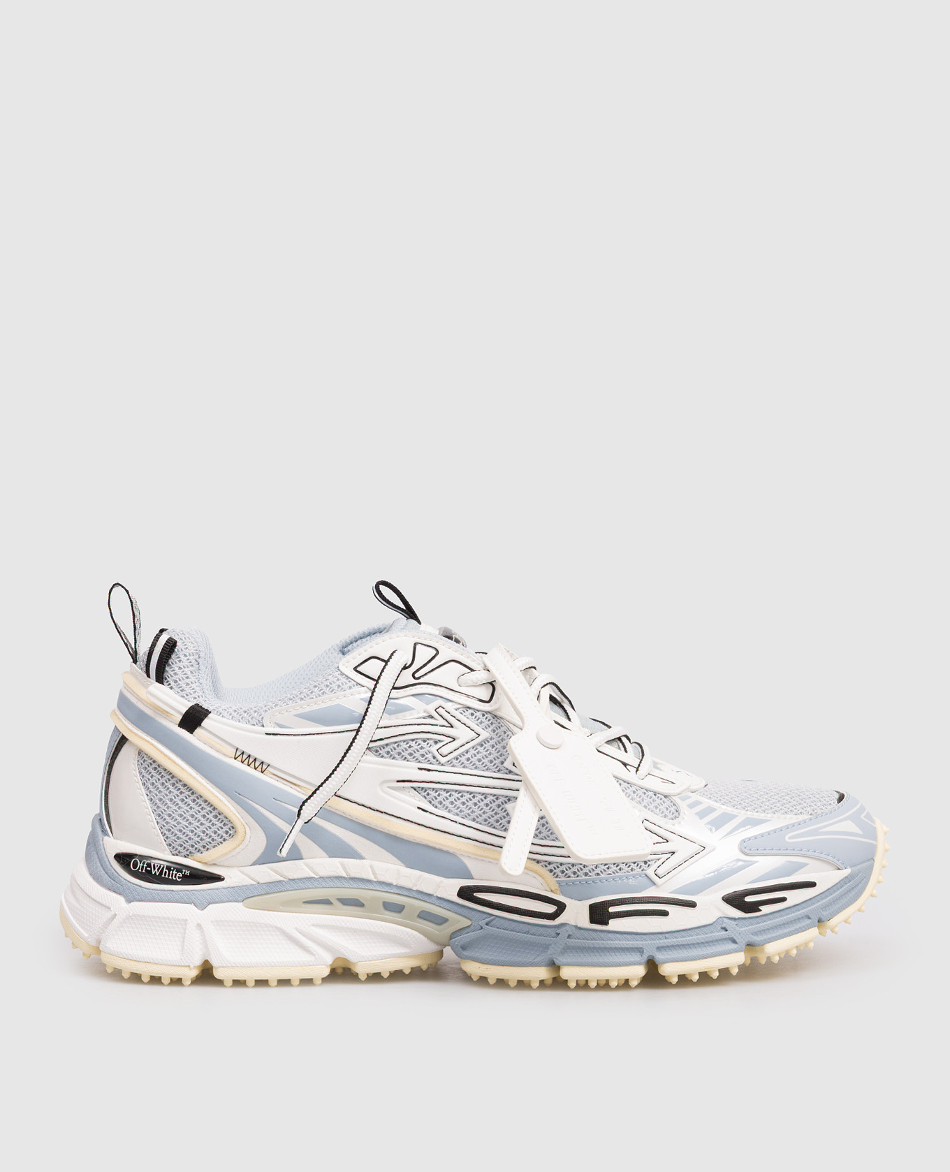 

Blue Be Right Back Mesh Combo Sneakers Off-White, Light blue