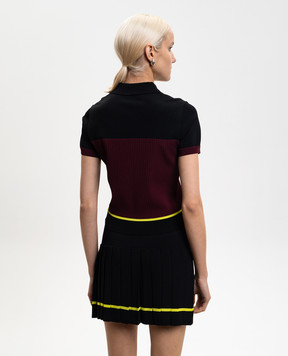 Casablanca Burgundy polo shirt with logo WSP26KW123301