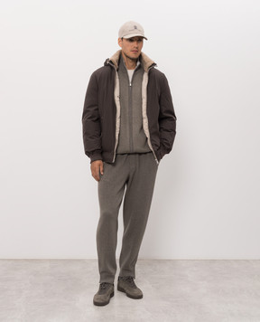 Brunello Cucinelli Grey cashmere joggers M2219209G
