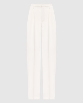 Maison Margiela MM6 White pants with wool S52KA0554M35436