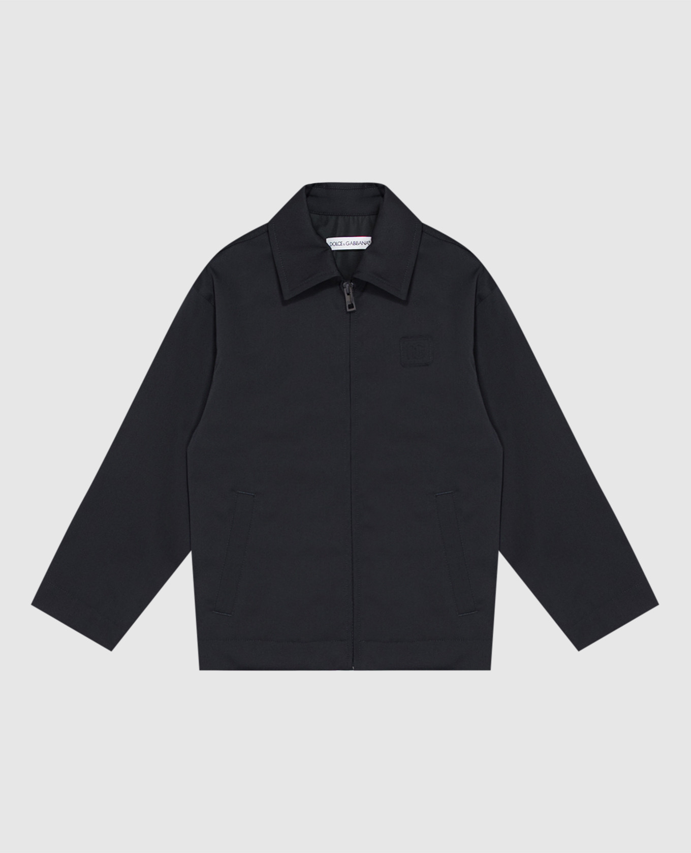Children's blue jacket with wool Dolce&Gabbana
