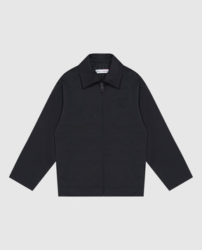 Dolce&Gabbana Children's blue jacket with wool L42BA5FUZEM