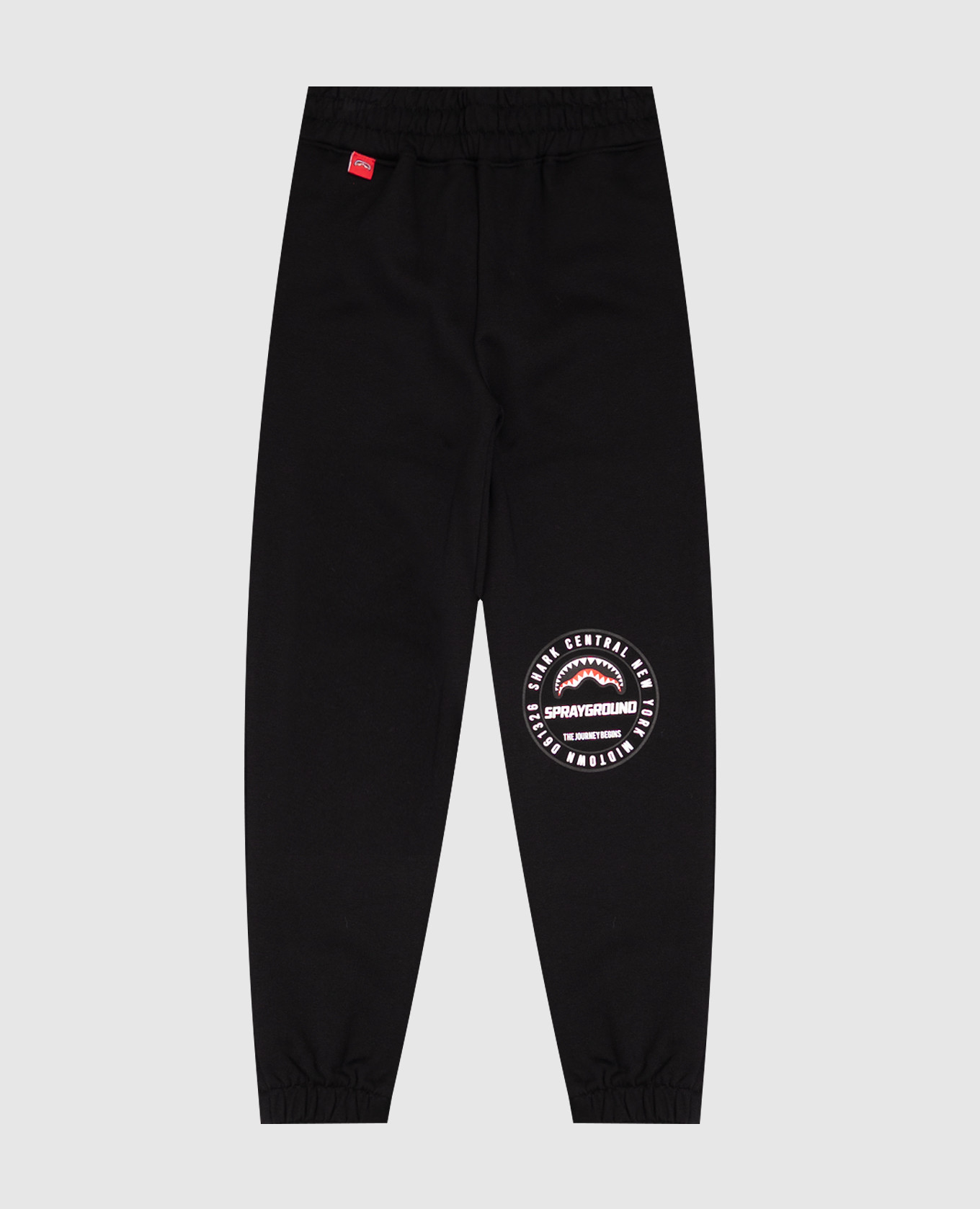 Kids' black joggers with logo print Sprayground