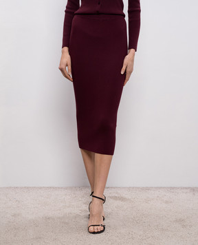 Max Mara Weekend Burgundy skirt PINZA WKDPINZA