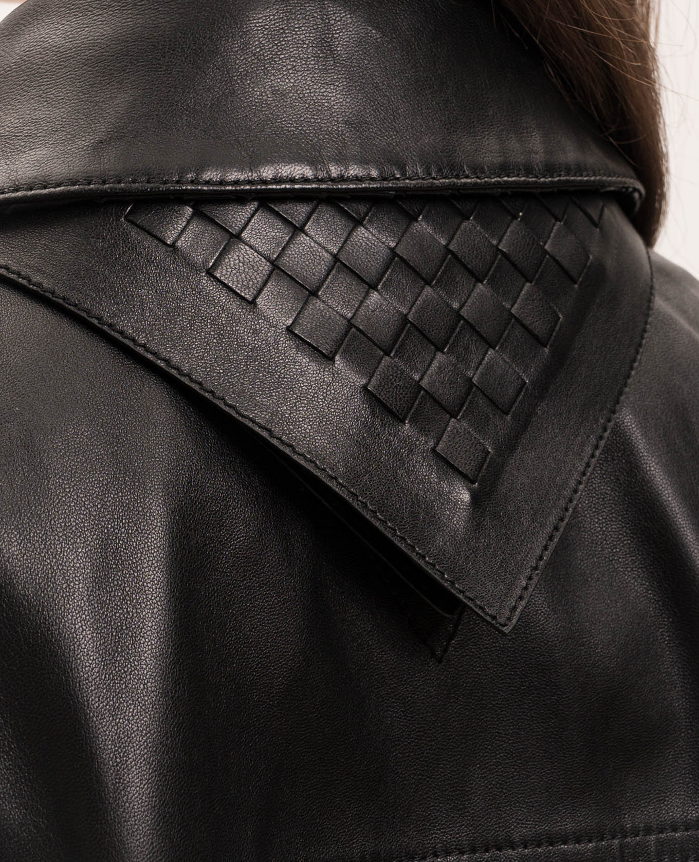 Black leather jacket Bottega Veneta 5
