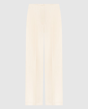 The Row Beige Beta silk pants 10742W4378