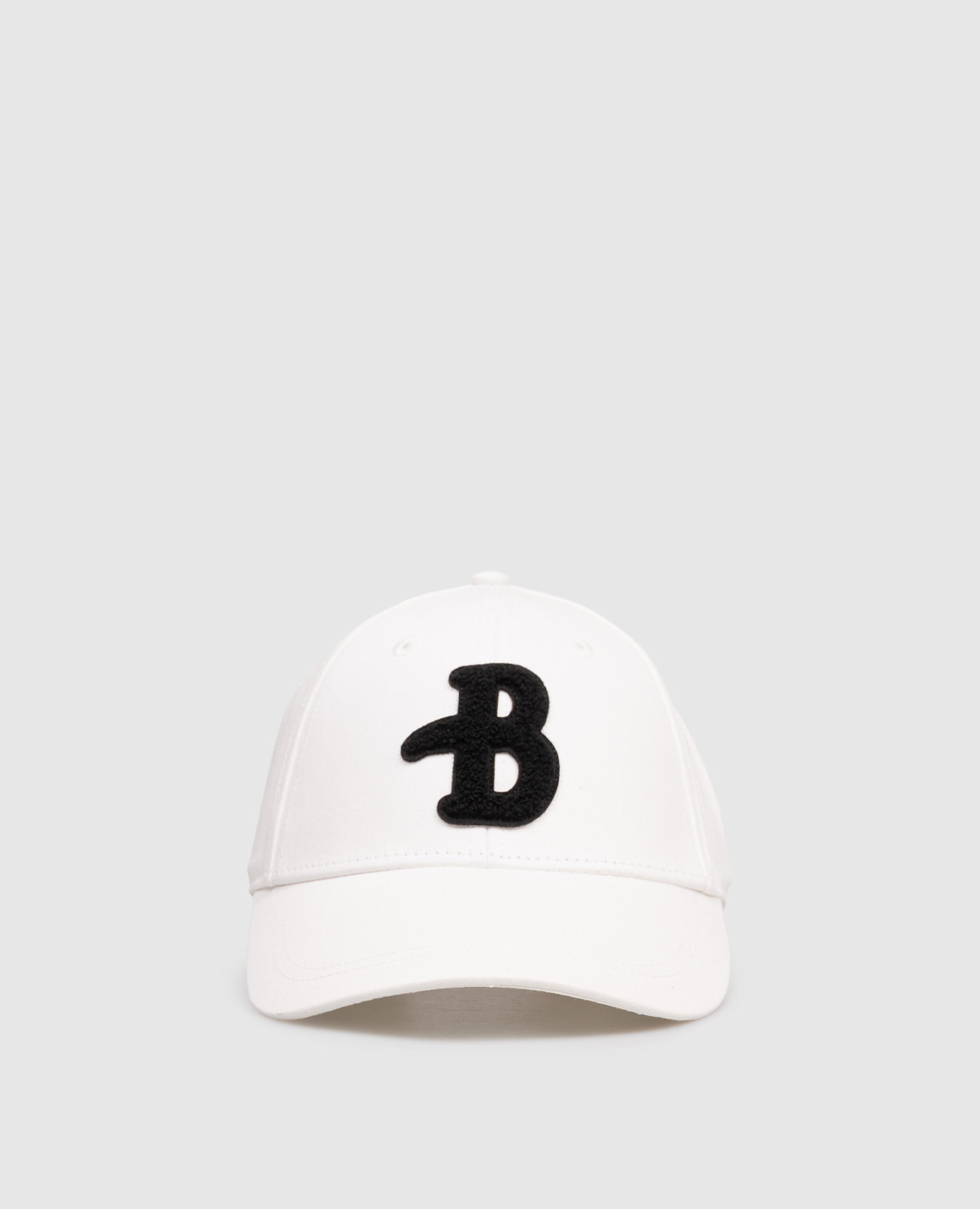 

White cap with monogram patch Ballantyne