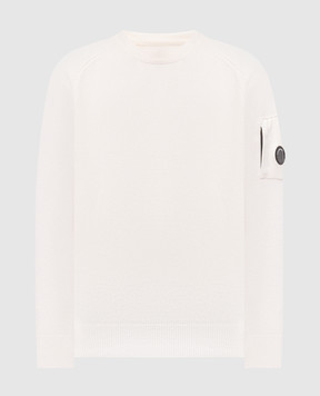 C.P. Company Ivory wool sweater MKN085A110149A