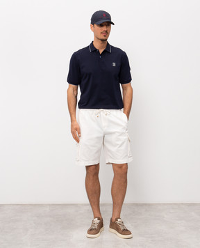 Brunello Cucinelli Ivory cargo shorts M252DU0025