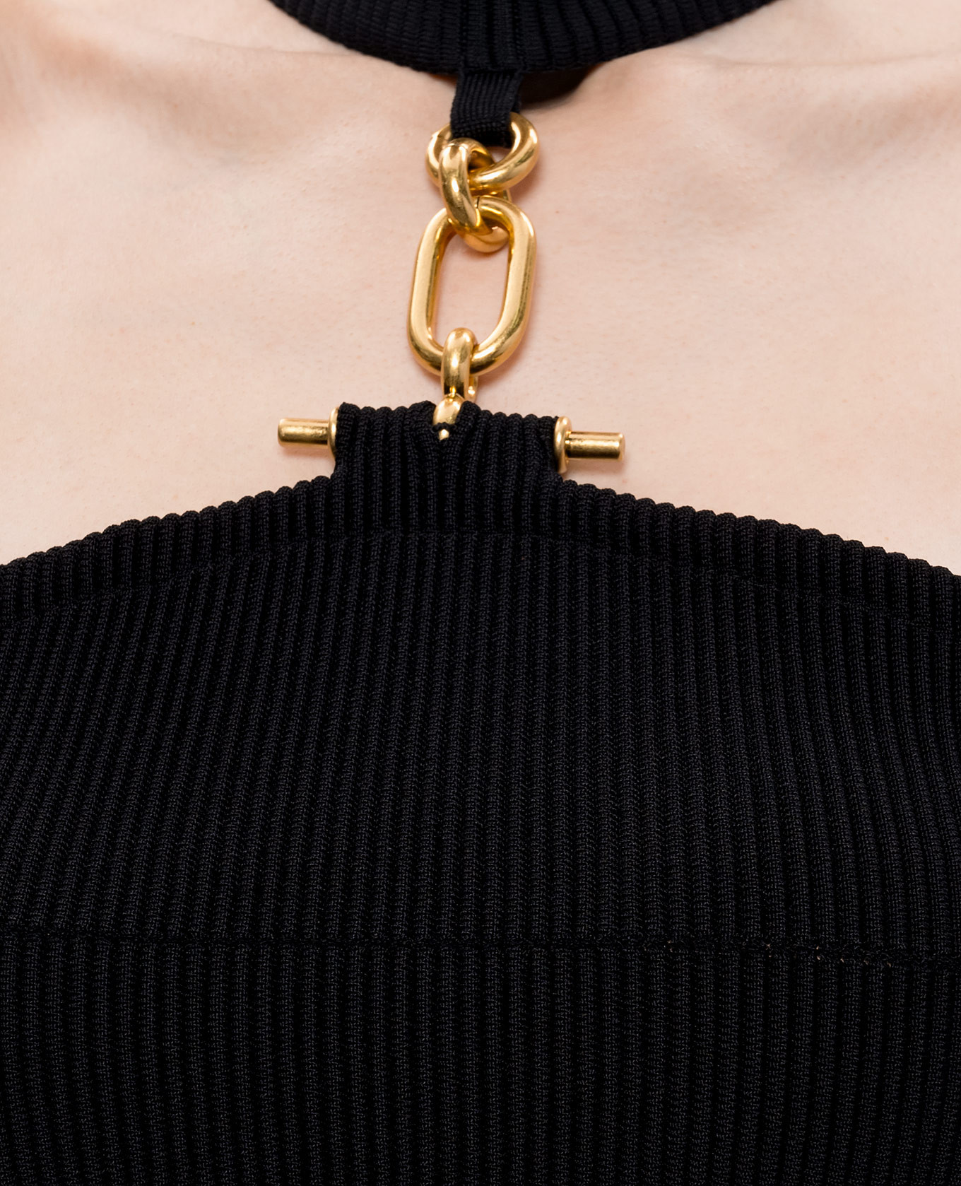 

Black dress with slits Balmain