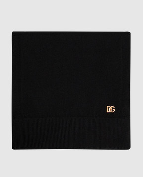 Dolce&Gabbana Black cashmere scarf FXR30TJBW2L