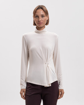 Twinset Beige golf with drapery 262LI2VAA