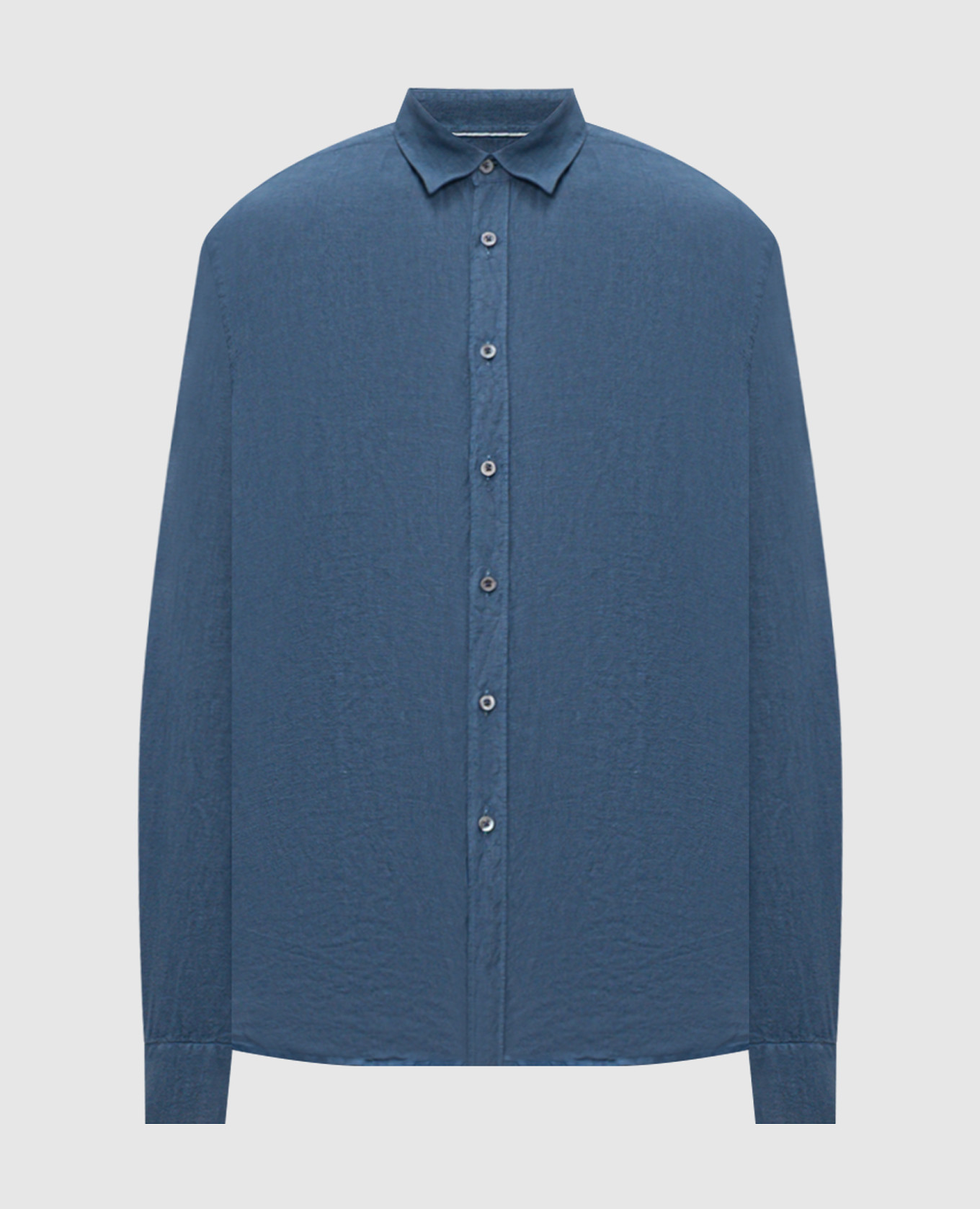 Blue linen shirt