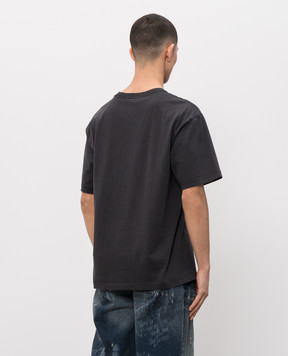 Misbhv Ray Johnson Bunny Head Bust Black T-Shirt 260U109