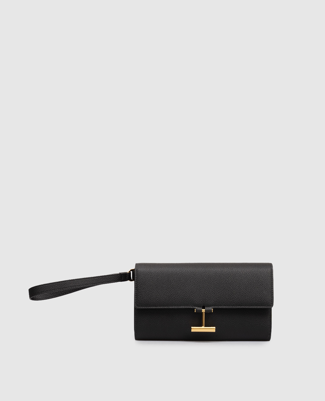 

Black leather clutch Tom Ford