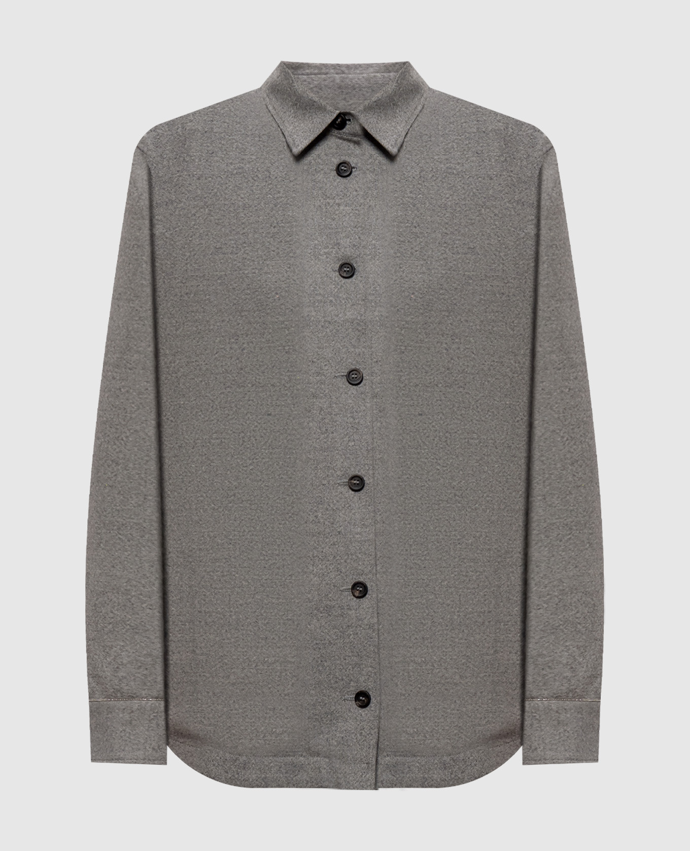 Gray wool shirt
