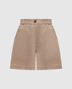 Max Mara Weekend Beige linen shorts WKIVELETTA WKIVELETTA