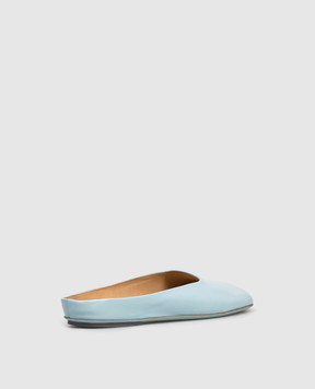 Marsell Bama blue leather mules MW8431P015