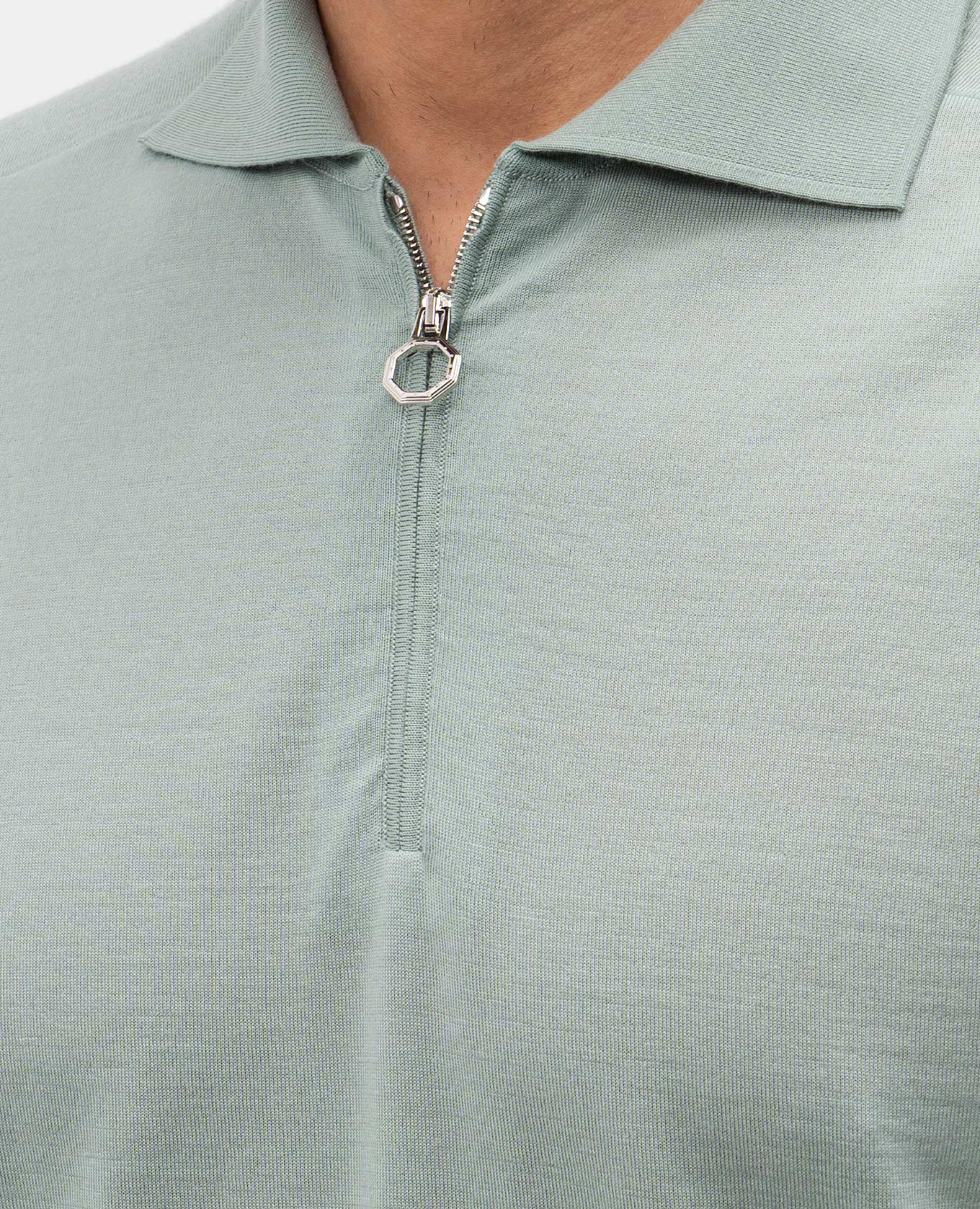 Green cashmere polo shirt Stefano Ricci 5