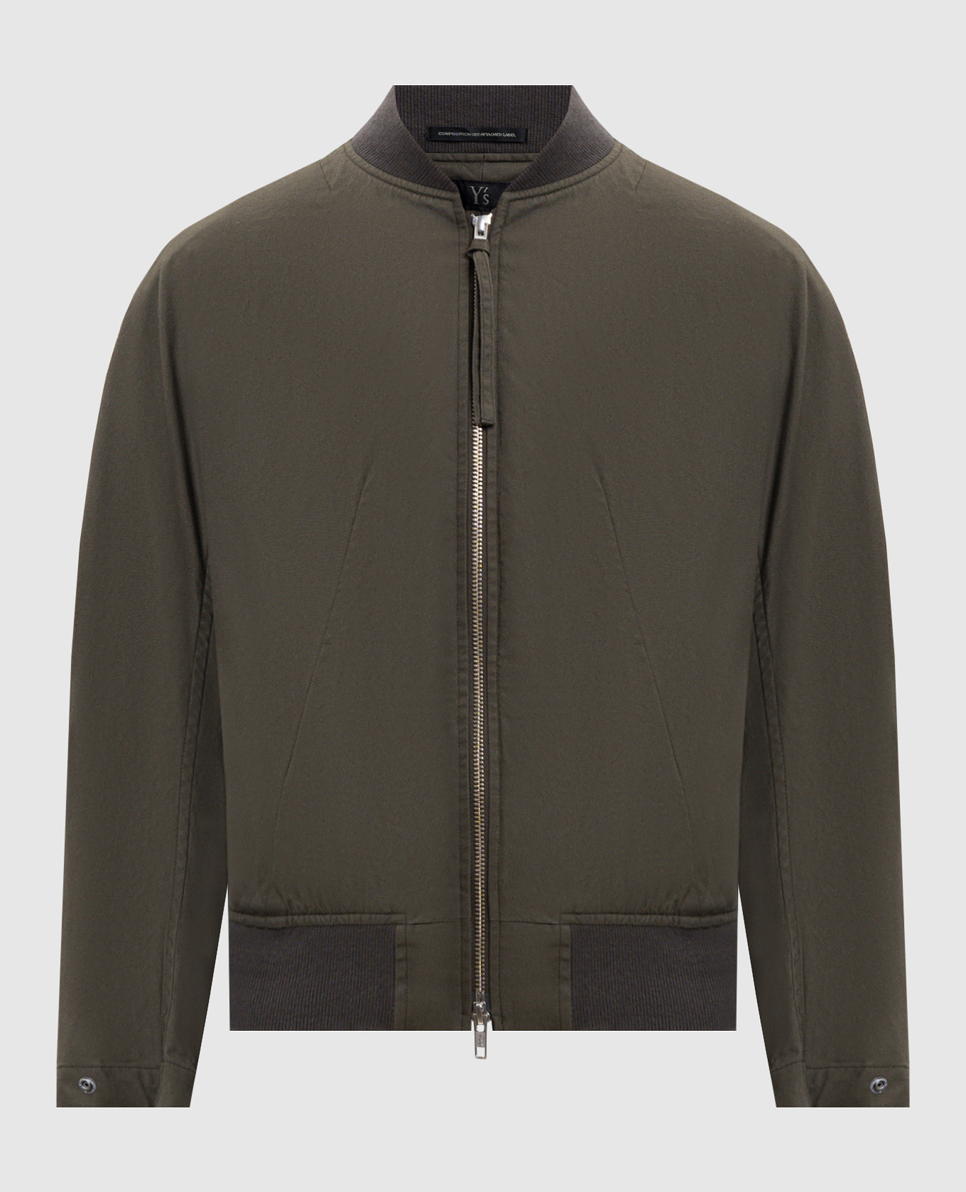 

Khaki bomber jacket with short sleeves Y`S Yamamoto
