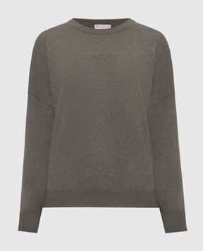 Brunello Cucinelli Green cashmere jumper M12244410