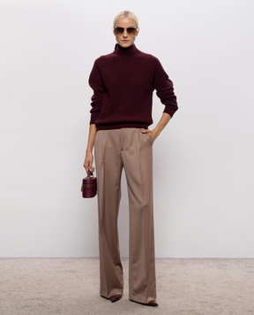 Dondup Dolcevita burgundy sweater DT458M00988D002
